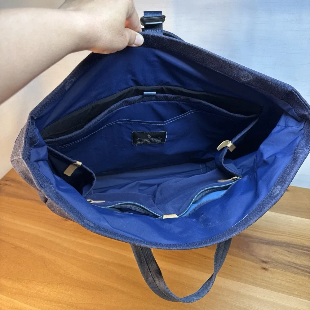 Bellroy System Work Messenger Bag Ink Navy Blue Crossbody Travel Pockets Unisex